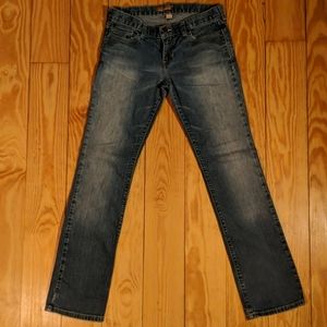 Abercrombie and Fitch low rise boot cut jeans